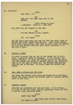 Moe Howard's 23pp. Script From May 1940 for The Three Stooges Film ''Cookoo Cavaliers'', Working Title ''Beauty a la Mud'' -- Annotations in Moe's Hand Throughout -- Stapled Without Covers, Very Good